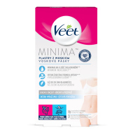 Veet Minima Hypoallergenic Wax Strips Bikini and Underarm 16ks - cena, porovnanie