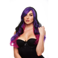 Pleasure Wigs Brandi Black & Purple - cena, porovnanie