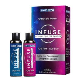 Swiss Navy Infuse 2-in-1 Arousal Gel 2x59ml