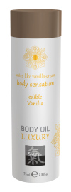 Shiatsu Luxury Body Oil Edible Vanilla 75ml