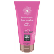 Shiatsu Love Lubricant Edible Raspberry 75ml - cena, porovnanie