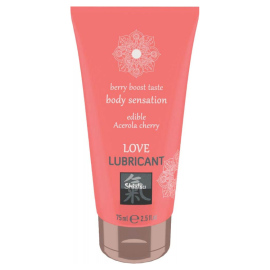 Shiatsu Love Lubricant Edible Acerolla Cherry 75ml