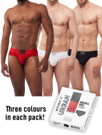 Mister B Urban Montreal Brief 3 pack - cena, porovnanie