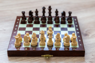 Magnetické drevené šachy malé - cena, porovnanie