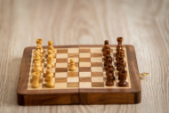 Magnetické drevené šachy LUX mini - cena, porovnanie