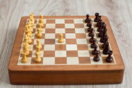 Magnetické drevené šachy LUX zásuvné veľké - cena, porovnanie