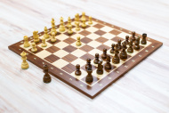 Drevená šachová súprava HOME s javorovou šachovnicou - cena, porovnanie