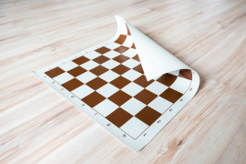Rolovacia šachovnica hnedá stredná