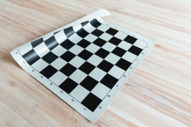Rolovacia šachovnica čierna stredná