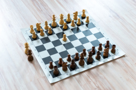 Šachová súprava francúzky agát čierny