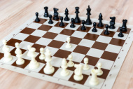 Šachová súprava komplet stredná hnedá - cena, porovnanie