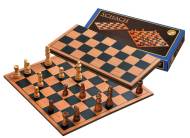Malý drevený skladací šach - cena, porovnanie