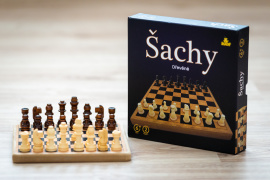 Drevený šach malý