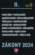 Zákony 2024 II/B - Trestné právo a súdne spory - cena, porovnanie