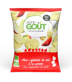 Good Gout BIO Mini ryžové koláčiky s jablkami 40g