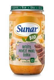 Hero BIO Batáty, hovädzie mäso, šošovica 235g