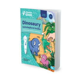 Albi Kúzelné čítanie - samolepková kniha Dinosaury
