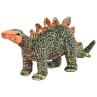 vidaXL Plyšová hračka dinosaurus stegosaurus zeleno-oranžový XXL - cena, porovnanie