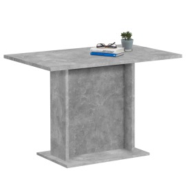 FMD Jedálenský stolík betónovo-sivý 110 cm