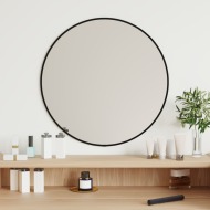 vidaXL Nástenné zrkadlo čierne Ø 50 cm okrúhle - cena, porovnanie