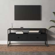 vidaXL TV skrinka čierna 100x35x45 cm spracované drevo - cena, porovnanie