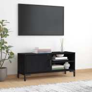 vidaXL TV skrinka čierna 90x30x40 cm masívna borovica - cena, porovnanie