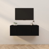 vidaXL Nástenné TV skrinky 2 ks čierne 57x34,5x40 cm - cena, porovnanie