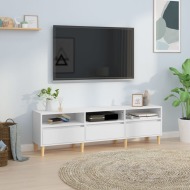 vidaXL TV skrinka biela 150x30x44,5 cm spracované drevo - cena, porovnanie