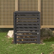 vidaXL Kompostér sivý 82,5x82,5x99,5 cm masívne borovicové drevo - cena, porovnanie