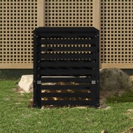 vidaXL Kompostér čierny 82,5x82,5x99,5 cm masívne borovicové drevo - cena, porovnanie