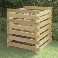 vidaXL Latkový záhradný kompostér 90x90x90 cm impregnovaná borovica - cena, porovnanie