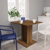 vidaXL Jedálenský stôl hnedý dub 80x80x75 cm spracované drevo - cena, porovnanie