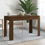 vidaXL Jedálenský stolík hnedý dub 120x60x76 cm spracované drevo - cena, porovnanie