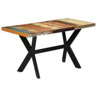 vidaXL Jedálenský stôl 140x70x75 cm recyklované masívne drevo - cena, porovnanie