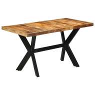 vidaXL Jedálenský stôl 140x70x75 cm masívne surové mangovníkové drevo - cena, porovnanie