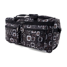 Rogal Čiernobiela cestovná taška na kolieskach "Matrix" L, XL, XXL