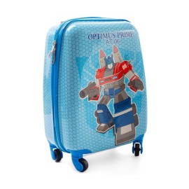 Rogal Modrý detský kufor na kolieskach "Robot" M