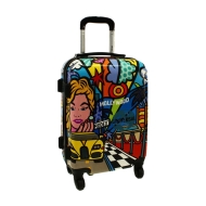 Rogal Farebný detský kufor na kolieskach "Picasso" M - cena, porovnanie