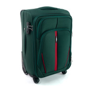 Rogal Zelený látkový cestovný kufor do lietadla "Practical" M - cena, porovnanie