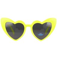 Sunmania Žlté dámske srdiečkové okuliare "Heart" - cena, porovnanie
