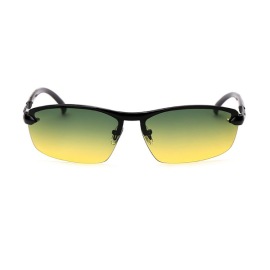 Sunmania Žlto-zelené nočné okuliare pre vodičov "Irondriver"