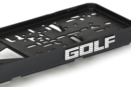 Podložka pod ŠPZ VW GOLF - sada 2ks
