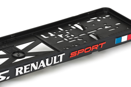 Podložka pod ŠPZ RENAULT SPORT - sada 2ks