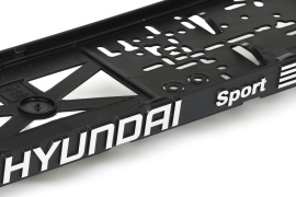 Podložka pod ŠPZ HYUNDAI SPORT - sada 2ks