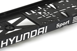 Podložka pod ŠPZ HYUNDAI SPORT - sada 2ks