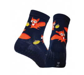 Wola Detské ponožky s protišmykovým chodidlom Veverička