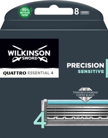 Wilkinson Quattro Essential Precision Sensitive náhradné hlavice 8ks