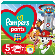 Pampers Active Baby Pants Paw Patrol 5 12-17kg 66ks - cena, porovnanie