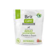 Brit Care Dog Sustainable Adult Medium Breed 1kg - cena, porovnanie