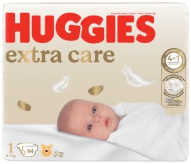 Huggies Extra Care Soft 1 2-5kg 84ks